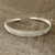 Sterling silver cuff bracelet, 'Gleaming Delight' - Sterling Silver Cuff Bracelet Crafted in India (image 2b) thumbail
