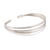 Sterling silver cuff bracelet, 'Gleaming Delight' - Sterling Silver Cuff Bracelet Crafted in India (image 2c) thumbail