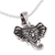 Sterling silver pendant necklace, 'Graceful Ganesha' - Sterling Silver Ganesha Pendant Necklace from India (image 2d) thumbail