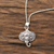 Sterling silver pendant necklace, 'Cheerful Ganesha' - Sterling Silver Ganesha Necklace Crafted in India (image 2b) thumbail