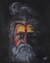 'Sadhu III' - Signed Realist Painting of a Hindu Sadhu from India