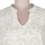 Cotton tunic, 'Madhubani Summer' - Floral Printed Cotton Tunic in Multicolor from India (image 2c) thumbail