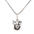 Sterling silver pendant necklace, 'Happy Ganesha' - Sterling Silver Ganesha Pendant Necklace from India