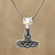 Collar colgante de plata esterlina - Collar de martillo de Thor de plata de ley con temática de zorro de la India