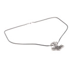 Men's sterling silver pendant necklace, 'Bold Thor' - Men's Sterling Silver Thor's Hammer Pendant Necklace