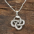 Sterling silver pendant necklace, 'Twisting Snake' - Sterling Silver Snake Necklace Crafted in India