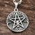 Sterling silver pendant necklace, 'Star Fascination' - Sterling Silver Star Pendant Necklace Crafted in India
