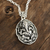 Collar colgante de plata esterlina - Collar con colgante de Ganesha de plata esterlina de la India