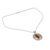 Tiger's eye pendant necklace, 'Dancing Earth' - Oval Tiger's Eye Pendant Necklace from India thumbail
