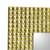 Brass wall mirror, 'Golden Squares' - Square Pattern Glass Wall Mirror from India