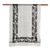 Wool shawl, 'Floral Frame' - Printed Floral Wool Shawl in Ash from India (image 2d) thumbail