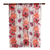 Wolltuch, 'Morning Allure' - Schal aus roter und orangefarbener Blütenwolle aus Indien