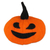 Dekorative Akzente aus Wollfilz, 'Süßes Halloween' (Paar) - Wollfilz Jack-O-Lantern Dekorative Akzente (Paar)