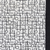 Seidenschal mit Blockdruck - Moderner Wickelschal aus Seide in Onyx und Elfenbein aus Indien