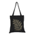 Cotton shoulder bag, 'Beautiful Frond in Sage' - Frond Motif Cotton Shoulder Bag in Sage and Black from India