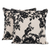 Cotton cushion covers, 'Charming Midnight' (pair) - Black Floral Embroidered Cotton Cushion Covers (Pair)