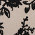 Fundas de cojines de algodón, (par) - Fundas de cojín de algodón con bordado floral negro (par)