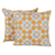 Embroidered cotton cushion covers, 'Square Illusion' (pair) - Square Embroidered Cotton Cushion Covers from India (Pair) (image 2a) thumbail