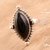 Onyx cocktail ring, 'Dark Beauty' - Black Onyx Cabochon Cocktail Ring