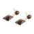 Smoky quartz dangle earrings, 'Glittering Delight' - 13.5-Carat Smoky Quartz Dangle Earrings from India