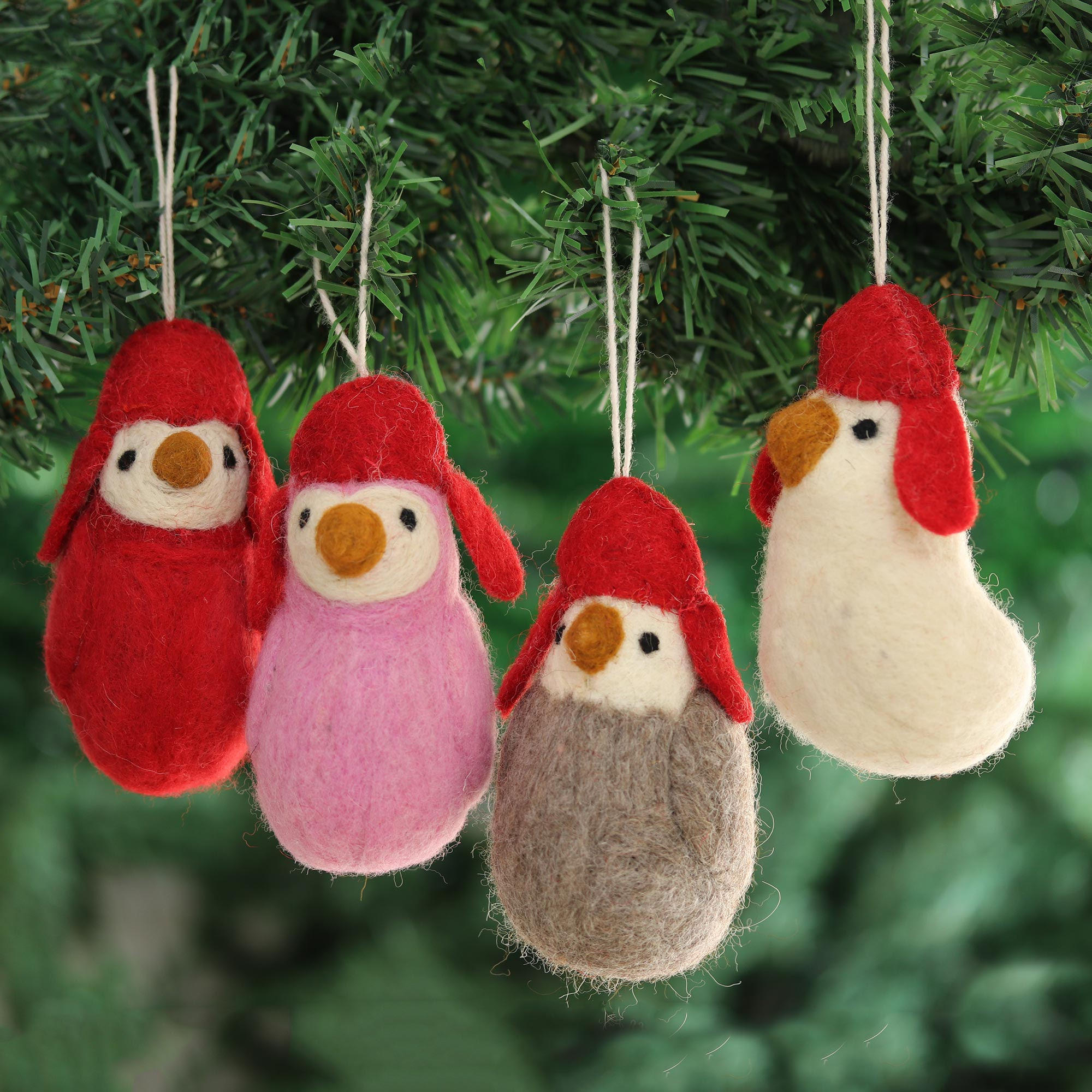 Cardinal Wool Felt Ornament Kit  Ornament kit, Felt ornaments, Felt  ornaments diy