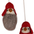 Wollfilz-Ornamente, (4er-Set) - Wollfilz-Ornamente mit Pinguin-Motiv aus Indien (4er-Set)