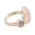 Rose quartz and labradorite wrap ring, 'Stylish Allure' - Rose Quartz and Labradorite Wrap Ring from India (image 2c) thumbail