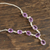 Amethyst pendant necklace, 'Regal Dazzle' - 24-Carat Amethyst Pendant Necklace from India (image 2b) thumbail