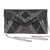 Beaded evening bag, 'Gleaming Glamour' - Metallic and Black Beaded Evening Handbag from India