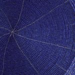 Glass beaded table set, 'Elegance in Blue' (12 piece) - Glass Beaded Table Setting in Blue from India (12 Piece)