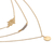 Vergoldete Halskette mit Labradorit-Anhänger - Vergoldete Labradorit-Hamsa-Anhänger-Halskette aus Indien