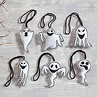 Featured review for Wool felt ornaments, Spooky Ghosts in White (set of 6)