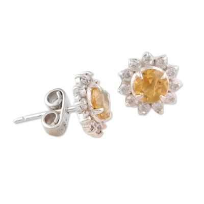 Curated gift set, 'Supreme Sunshine' - Citrine and Cubic Zirconia Jewelry Curated Gift Set