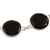 Onyx pendant bracelet, 'Dazzling Glisten' - 24-Carat Black Onyx Link Bracelet from India (image 2c) thumbail
