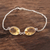 Citrine pendant bracelet, 'Sunny Glisten' - 12-Carat Citrine Pendant Bracelet from India thumbail