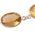Citrine pendant bracelet, 'Sunny Glisten' - 12-Carat Citrine Pendant Bracelet from India (image 2c) thumbail