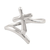 Sterling silver band ring, 'Holy Faith' - Sterling Silver Cross Band Ring from India thumbail