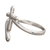 Sterling silver band ring, 'Holy Faith' - Sterling Silver Cross Band Ring from India (image 2c) thumbail