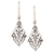 Sterling silver dangle earrings, 'Garden Gateway' - Openwork Sterling Silver Dangle Earrings Crafted in India thumbail