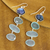 Chalcedony and labradorite dangle earrings, 'Fantastic Mist' - 38-Carat Blue Chalcedony and Labradorite Dangle Earrings (image 2b) thumbail