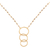 Gold plated labradorite pendant necklace, 'Golden Rope' - Gold Plated Labradorite Link Pendant Necklace from India (image 2c) thumbail