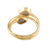 Gold plated labradorite wrap ring, 'Golden Aurora' - Gold Plated Labradorite Wrap Ring from India (image 2c) thumbail