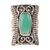Onyx cocktail ring, 'Regal Luxury in Green' - Green Onyx Cocktail Ring from India