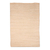 Teppich aus recycelter Baumwolle, (3x4,5) - Polierter und elfenbeinfarbener Teppich aus recycelter Baumwolle aus Indien (3x4,5)