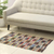 Recycled cotton area rug, 'Rajasthan Trance' (2x4.5) - Multicolored Recycled Cotton Area Rug from India (2x4.5) thumbail