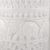 Alabaster decorative vase, 'Elephant March' - Jali Elephant Pattern Cylindrical Alabaster Decorative Vase