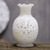 Alabaster decorative vase, 'Royal March' - Round Jali Pattern Alabaster Decorative Vase from India thumbail