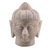 Soapstone sculpture, 'Calming Buddha' - Natural Soapstone Buddha Head Sculpture from India thumbail