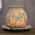 Soapstone tealight holder, 'Light Bouquet' - Floral Soapstone Tealight Holder from India thumbail