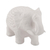 Alabaster sculpture, 'Elephant Interior' - Jali Elephant Alabaster Sculpture from India (image 2b) thumbail